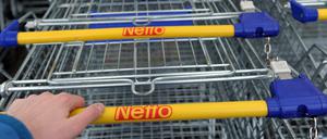 Leere Einkaufswagen: Im Kienbergviertel hat der Discounter "Netto" seinen Markt aufgegeben.