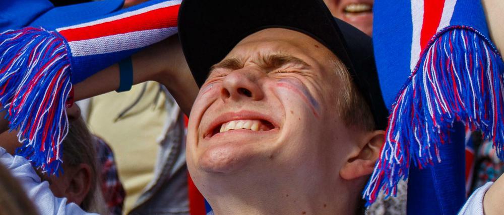 Island im Achtelfinale - da verlor manch Fan und Reporter die Fassung.