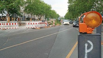 Geht in die Verlängerung: die Baustelle in der Hardenbergstraße.