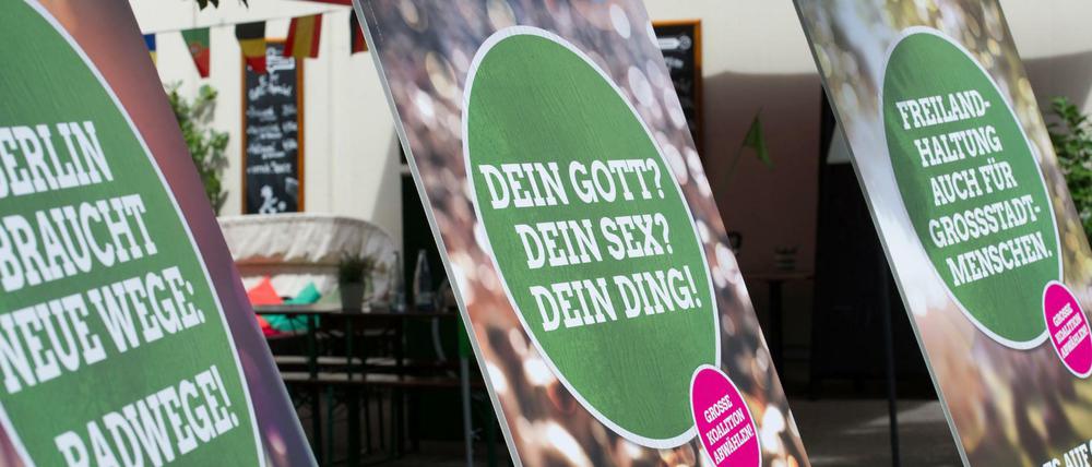 Ihr Wahlkampf: "Dein Gott? Dein Sex? Dein Ding!"