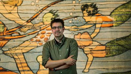 Comic-Pionier. Der Kurator der Ausstellung "Pioniere des Comics", Alexander Braun.