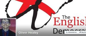 Oliver Healey hasst die EU schon, seit er 14 ist.