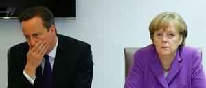 Der britische Premier David Cameron und Kanzlerin Angela Merkel.