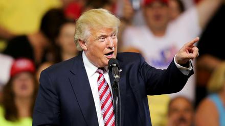 Donald Trump bei einer Wahlkampfveranstaltung in Ohio.