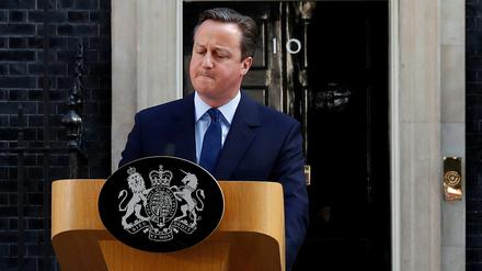 Total verzockt: David Cameron erklärt das Brexit-Votum.
