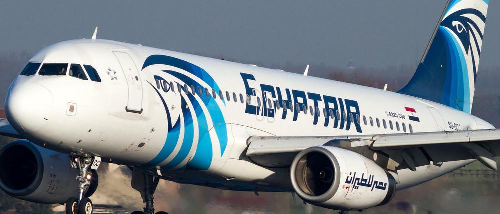 Der Airbus A320 von Egyptair stürzte am 19.05.2016 auf einem Flug von Paris nach Kairo über dem Mittelmeer ab.