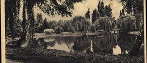 Weniger Farbe, aber auch damals schön: der Südpark in den 30ern.