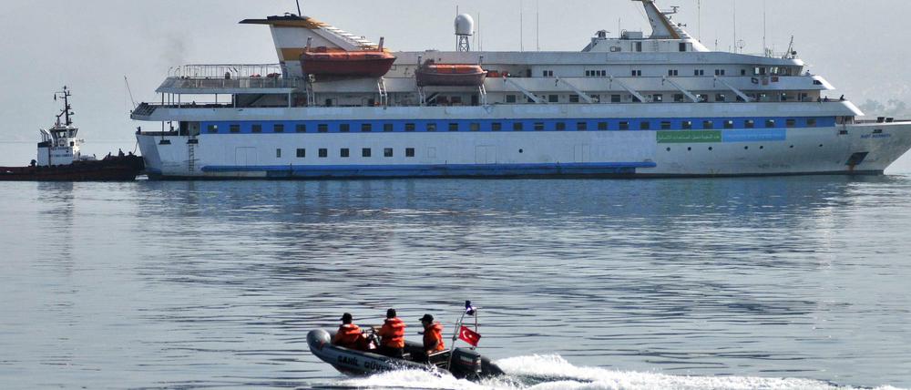 Zehn türkische Aktivisten kamen 2010 ums Leben, als israelische Soldaten die "Mavi Marmara" enterten.