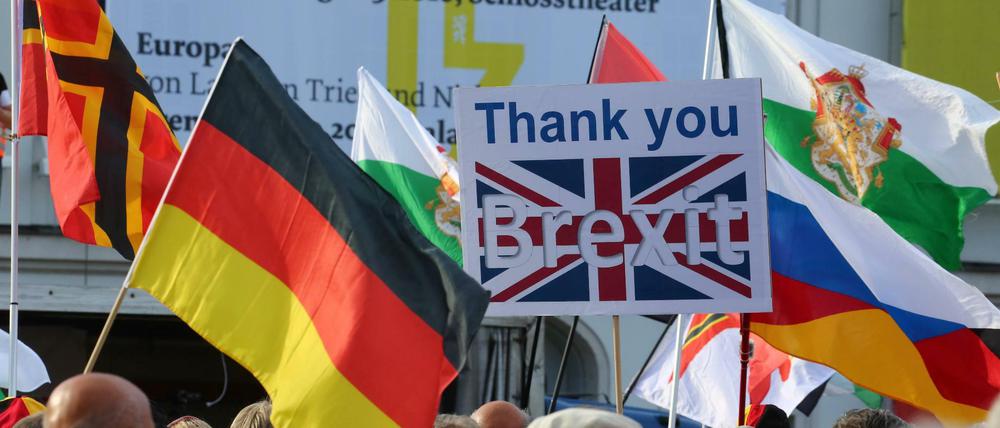 Pegida-Demo am Montagabend in Dresden
