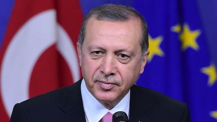 Der türkische Präsident Erdogan. 