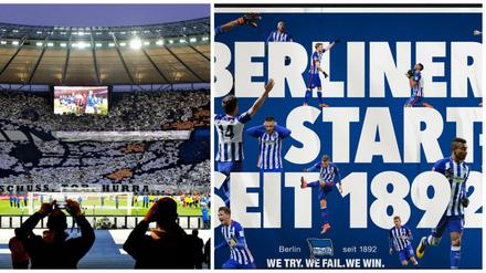 Alte Stadion, neuer Slogan.