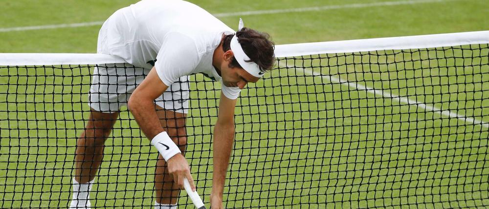 Auf der Suche nach seiner Form: Roger Federer.
