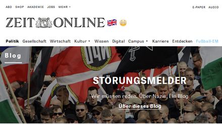Das Watchblog "Störungsmelder" wird von "Zeit online" gehostet