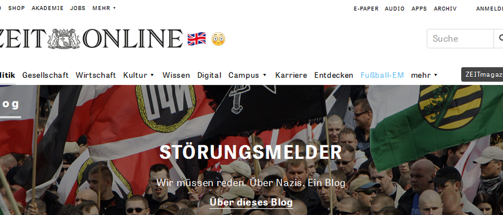 Das Watchblog "Störungsmelder" wird von "Zeit online" gehostet