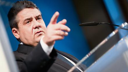 Bundeswirtschaftsminister Sigmar Gabriel. 