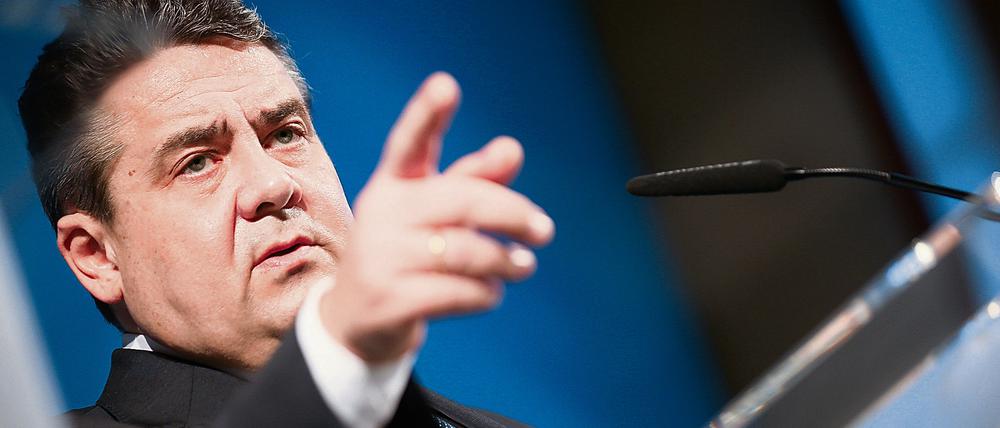 Bundeswirtschaftsminister Sigmar Gabriel. 