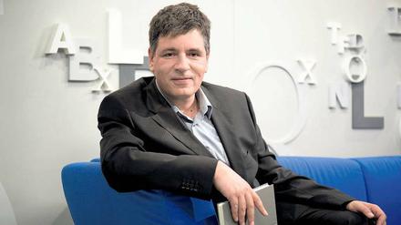 Im Olymp angekommen. Der diesjährige Büchner-Preisträger Marcel Beyer 2014 auf der Frankfurter Buchmesse. 
