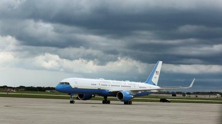 Air Force One mit US-Präsident Barack Obama auf Joint Base Andrews. (Archivbild)