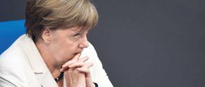 Chaosverwaltung. Ihre Regierungserklärung hat Angela Merkel in sechs Punkte unterteilt. 