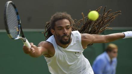 Alles gegeben. Aber am Ende hat sich Dustin Brown vergeblich gestreckt.