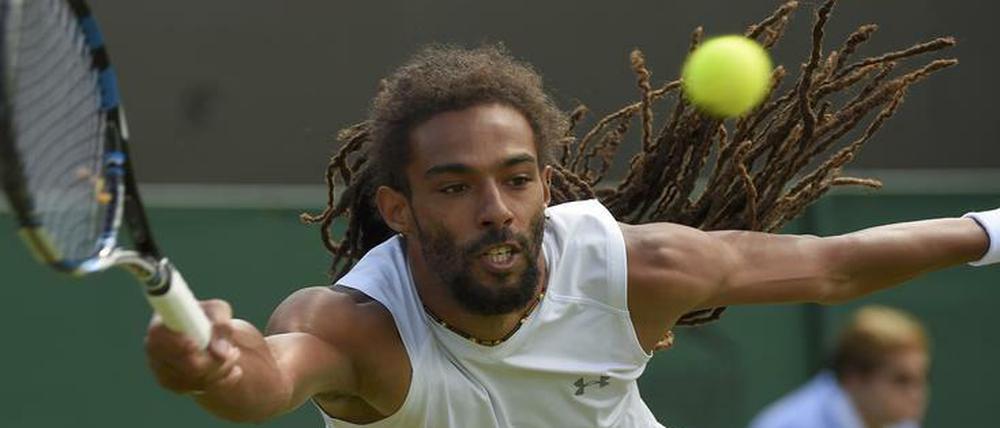 Alles gegeben. Aber am Ende hat sich Dustin Brown vergeblich gestreckt.
