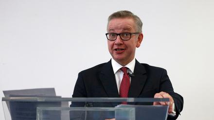 Großbritanniens Justizminister Michael Gove. 