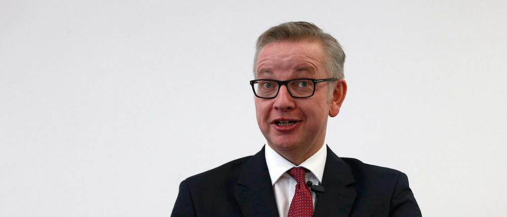 Großbritanniens Justizminister Michael Gove. 