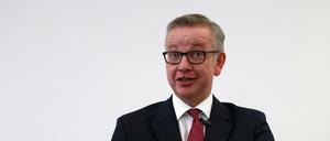 Großbritanniens Justizminister Michael Gove. 