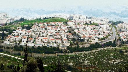 Israelischer Siedlungsbau. 