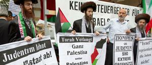 Auch ultraorthodoxe Juden haben an der Al-Quds-Demo teilgenommen.