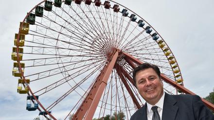 Bausenator Andreas Geisel ist Spreepark-Fan. Leider durfte er als Kind nur einmal rein. 