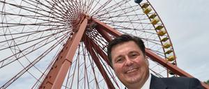 Bausenator Andreas Geisel ist Spreepark-Fan. Leider durfte er als Kind nur einmal rein. 
