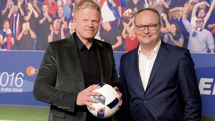 Zwei Männer, ein Team: Oliver Kahn (links) und Oliver Welke