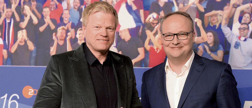 Zwei Männer, ein Team: Oliver Kahn (links) und Oliver Welke