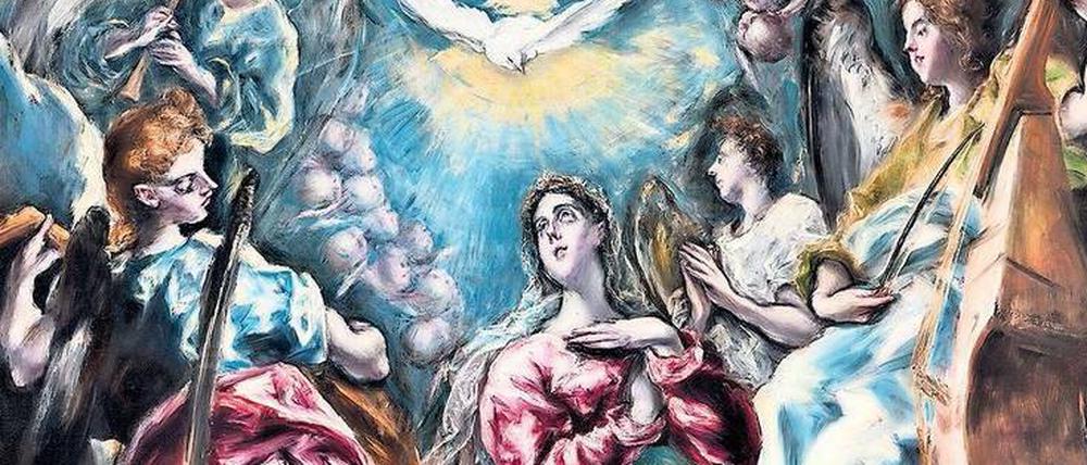 Himmlisches Drama. El Grecos „Immaculata Oballe“ aus dem Jahr 1613 zeigt Mariä Empfängnis. 