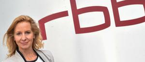Viel zu tun: Die neue Intendantin des Rundfunk Berlin Brandenburg (RBB), Patricia Schlesinger.