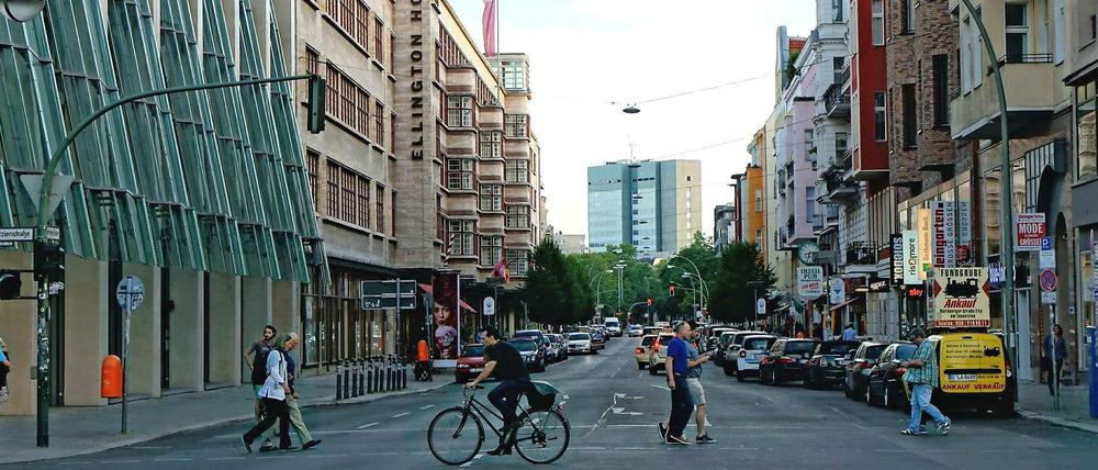 Die Nürnberger Straße zwischen Tauentzien- und Lietzenburger Straße, hier noch ohne Baustelle.