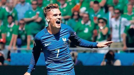 Kleiner Mann ganz groß. Auf dem Platz ist Antoine Griezmann mittlerweile ein Schwergewicht. Obwohl er nur knapp 70 Kilo wiegt. 