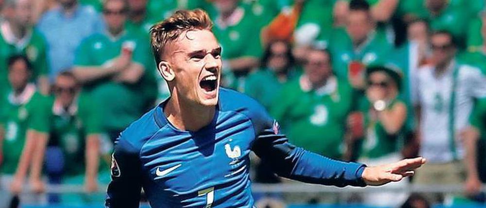 Kleiner Mann ganz groß. Auf dem Platz ist Antoine Griezmann mittlerweile ein Schwergewicht. Obwohl er nur knapp 70 Kilo wiegt.