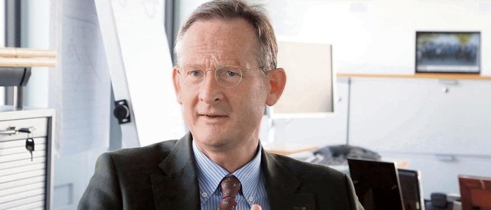 Juergen Allerkamp, Chef der Investitionsbank Berlin, sieht keine Gefahren für das Wachstum in der Hauptstadt.
