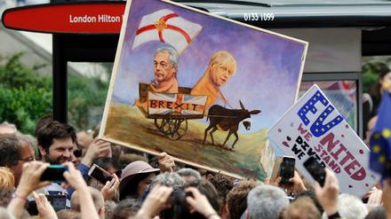Auch in Großbritannien werden die Brexit-Befürworter verunglimpft. 