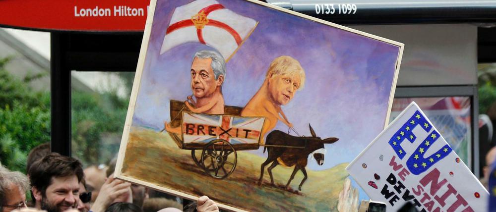 Auch in Großbritannien werden die Brexit-Befürworter verunglimpft.