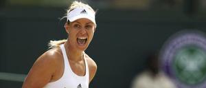Geschafft! Angelique Kerber steht im Finale von Wimbledon.
