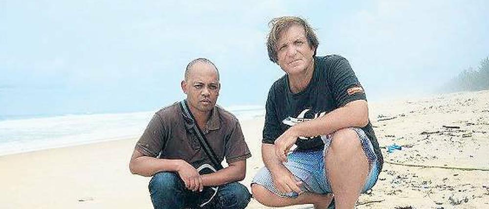 Blaine Gibson hat sich selbstständig auf die Suche nach Trümmerteilen des vor zwei Jahren verschwundenen Malaysia-Airlines-Flugs MH370 begeben.