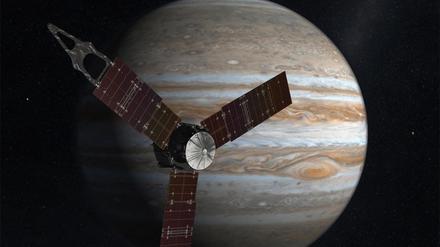Die Juno-Sonde ist im Orbit von Jupiter angekommen.