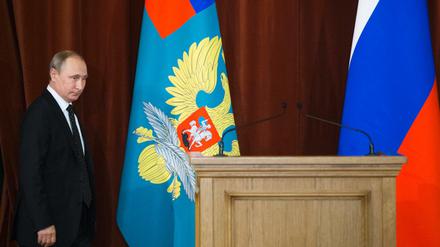 Russlands Präsident Wladimir Putin: Nicht erklärter Propagandakrieg gegen den Westen? 