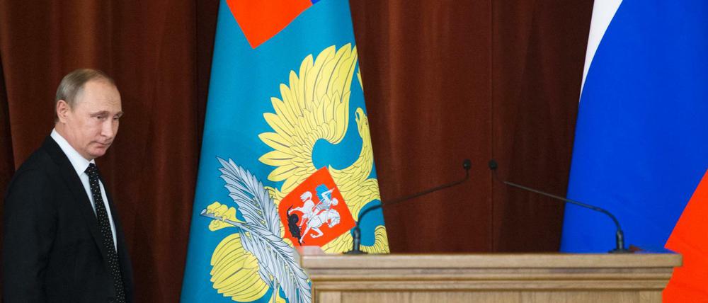 Russlands Präsident Wladimir Putin: Nicht erklärter Propagandakrieg gegen den Westen? 