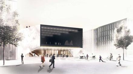 Das Futurium entsteht am Kapelle-Ufer im Berliner Regierungsviertel. Besucher sollen dort nicht nur Schauen, sondern Mitreden und -machen.