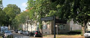 Die betroffenen Häuser an der Melanchthonstraße,