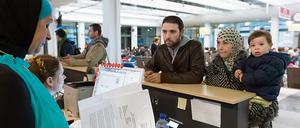 Flüchtlingsregistrierung in Berlin-Wilmersdorf